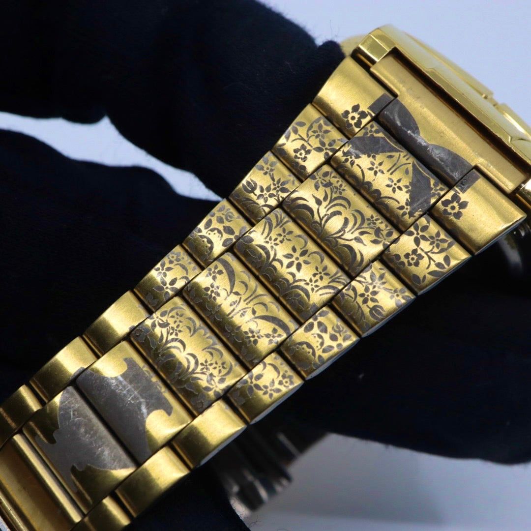 美品 電池交換済み CASIO カシオ DATA BANK データバンク DB-360 ゴールド デジタル 腕時計 Y2K 00s archive シエラレオネコラボ 稼働品 G1