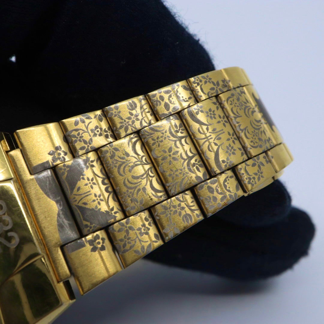 美品 電池交換済み CASIO カシオ DATA BANK データバンク DB-360 ゴールド デジタル 腕時計 Y2K 00s archive シエラレオネコラボ 稼働品 G1