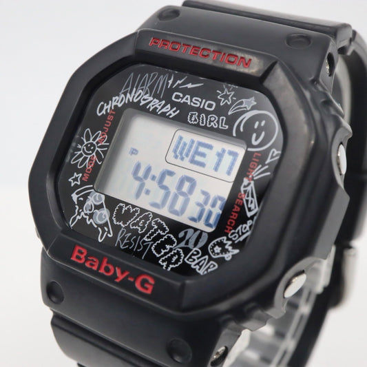 激レア CASIO カシオ Baby-G BGD-560SK-1 グラフィティフェイス G-SHOCK レディース 腕時計 デジタル クオーツ ブラック 黒 90s 00s スケート Y2K 多機能 G1