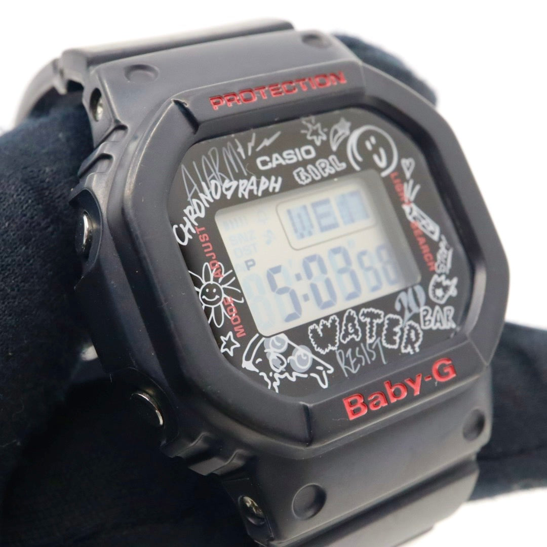 激レア CASIO カシオ Baby-G BGD-560SK-1 グラフィティフェイス G-SHOCK レディース 腕時計 デジタル クオーツ ブラック 黒 90s 00s スケート Y2K 多機能 G1