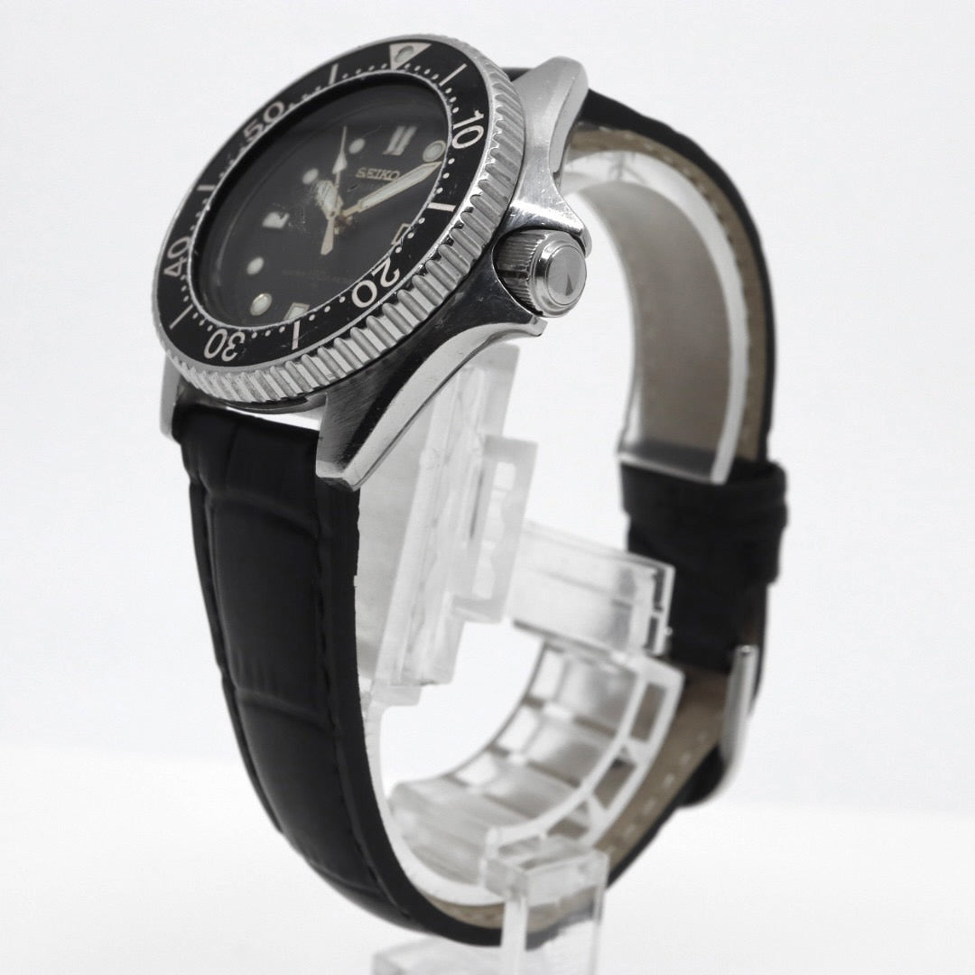 SEIKO セイコー 2625-0010 ダイバーズウォッチ 150m クォーツ ブラック ゴールド シルバー ベゼル ヴィンテージ レトロ アンティーク ボーイズ レディース G1