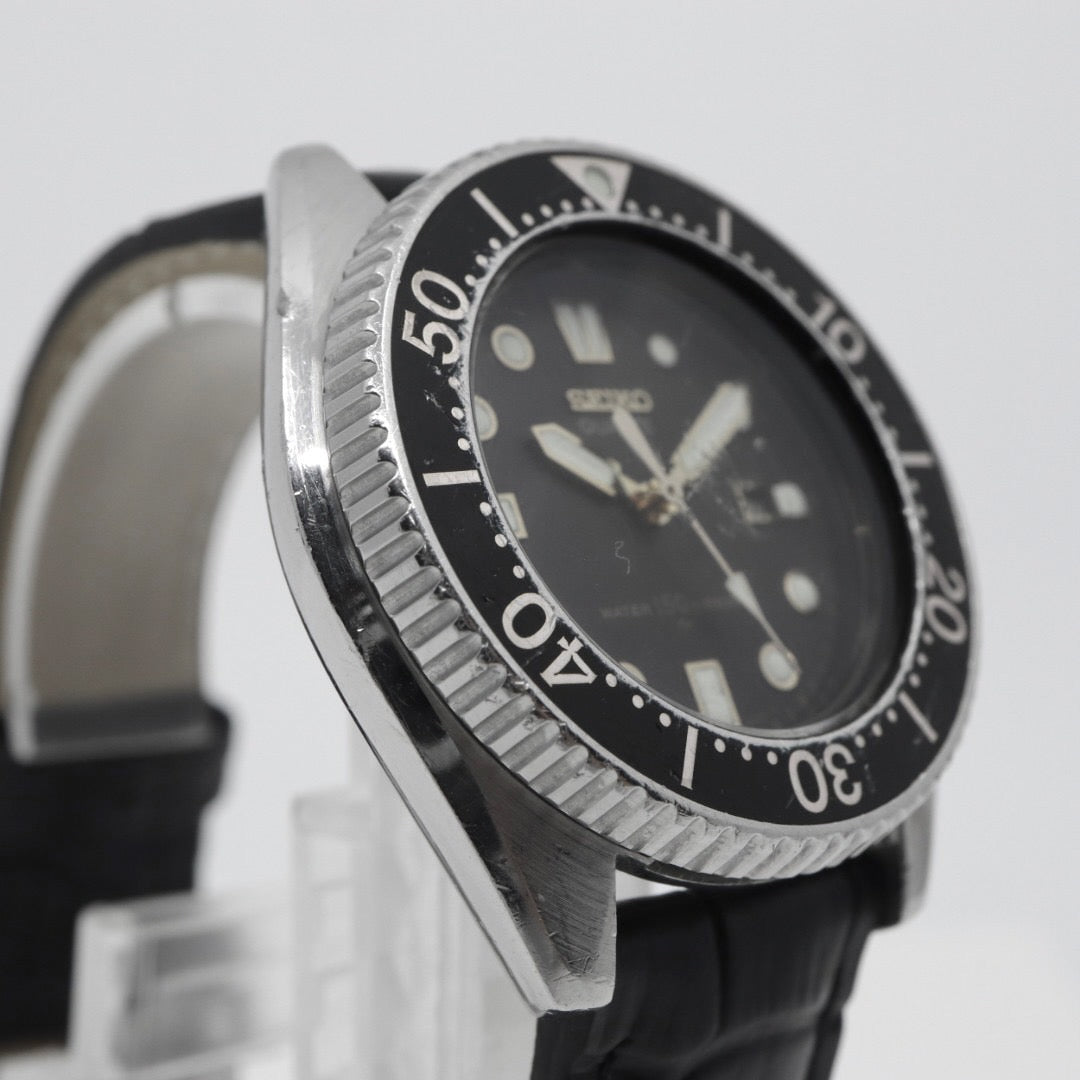 SEIKO セイコー 2625-0010 ダイバーズウォッチ 150m クォーツ ブラック ゴールド シルバー ベゼル ヴィンテージ レトロ アンティーク ボーイズ レディース G1