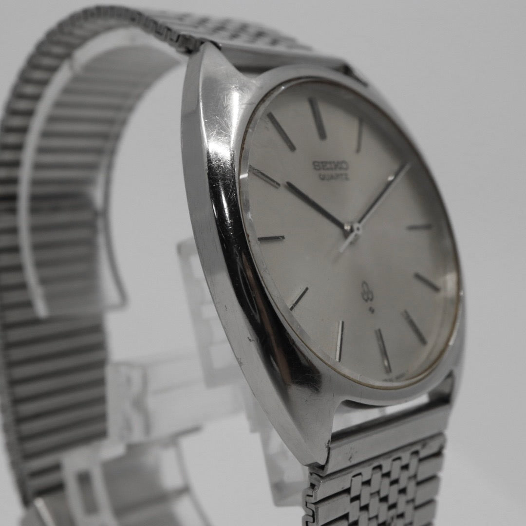 セイコー SEIKO シャリオ 腕時計 7830-8000 メンズ シルバー文字盤 クォーツ ヴィンテージ ビジネス カジュアル アンティーク G1