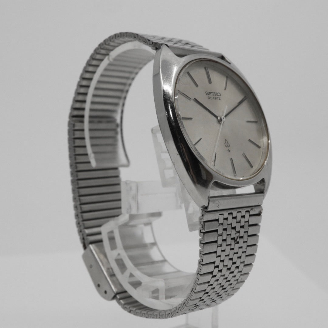 セイコー SEIKO シャリオ 腕時計 7830-8000 メンズ シルバー文字盤 クォーツ ヴィンテージ ビジネス カジュアル アンティーク G1
