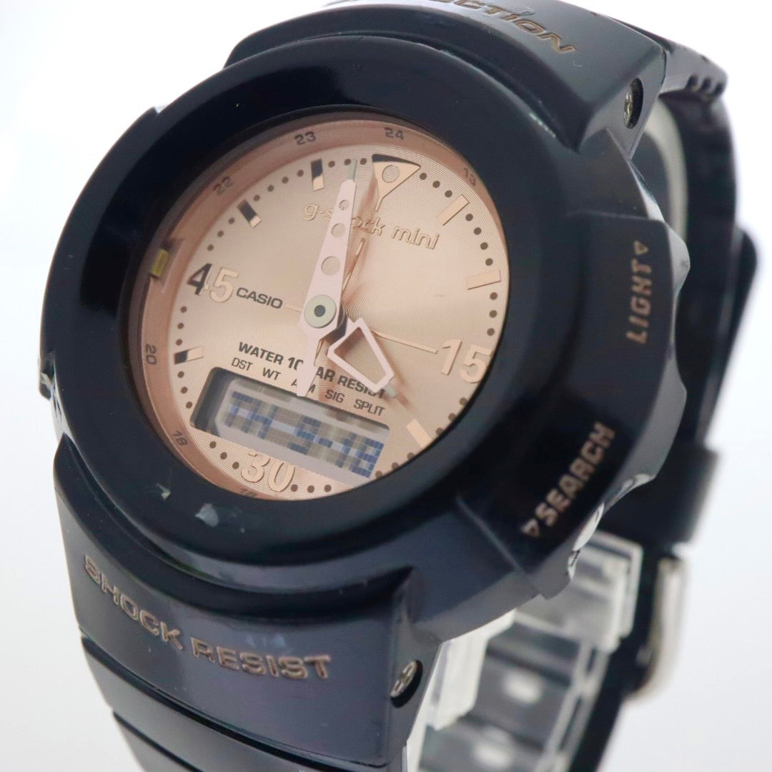 G-SHOCK Mini 腕時計 GMN-50 黒 ピンク文字盤 限定モデル カシオ CASIO ジーショック クォーツ アナデジ レディース メンズ ユニセックス G1