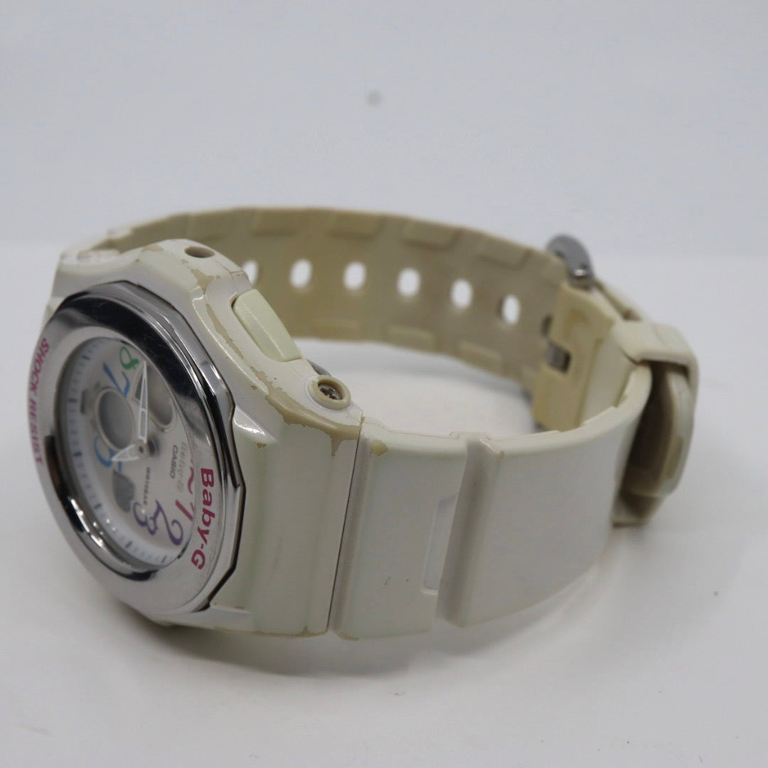 CASIO Baby-G BGA-101 ホワイト シルバー ハートデザイン 腕時計 ベビージー G1
