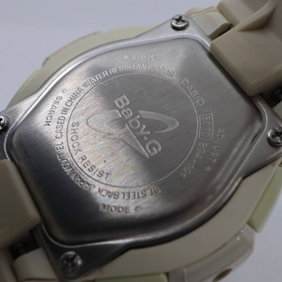 CASIO Baby-G BGA-101 ホワイト シルバー ハートデザイン 腕時計 ベビージー G1