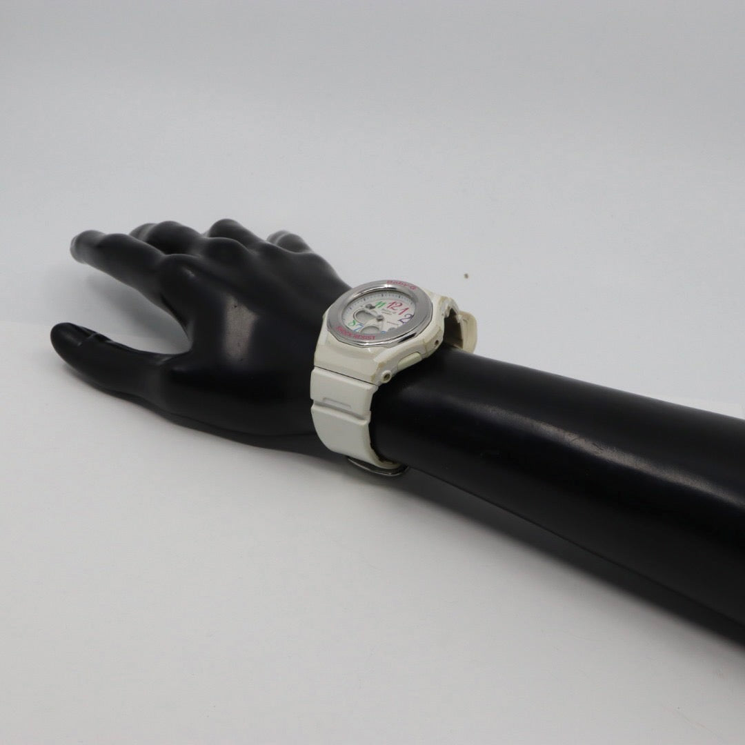 CASIO Baby-G BGA-101 ホワイト シルバー ハートデザイン 腕時計 ベビージー G1