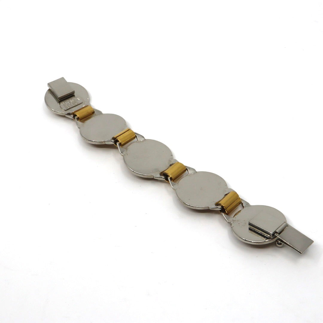 ヴェルサーチ VERSACE メデューサ ブレスレット バングル バイカラー ゴールド シルバー アクセサリー I5