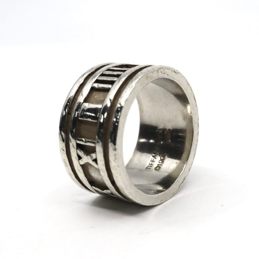 ティファニー Tiffany&Co. アトラス リング SV925 スターリングシルバー 16号 指輪 メンズ レディース I6