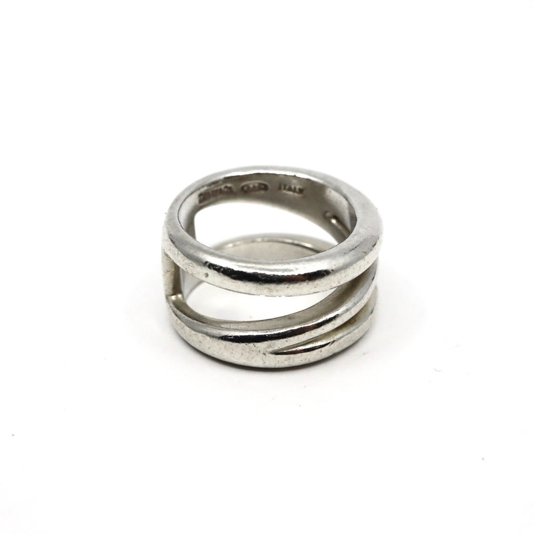 ティファニー Tiffany&Co. ダイアゴナル リング SV925 スターリングシルバー 9号 指輪 メンズ レディース I6