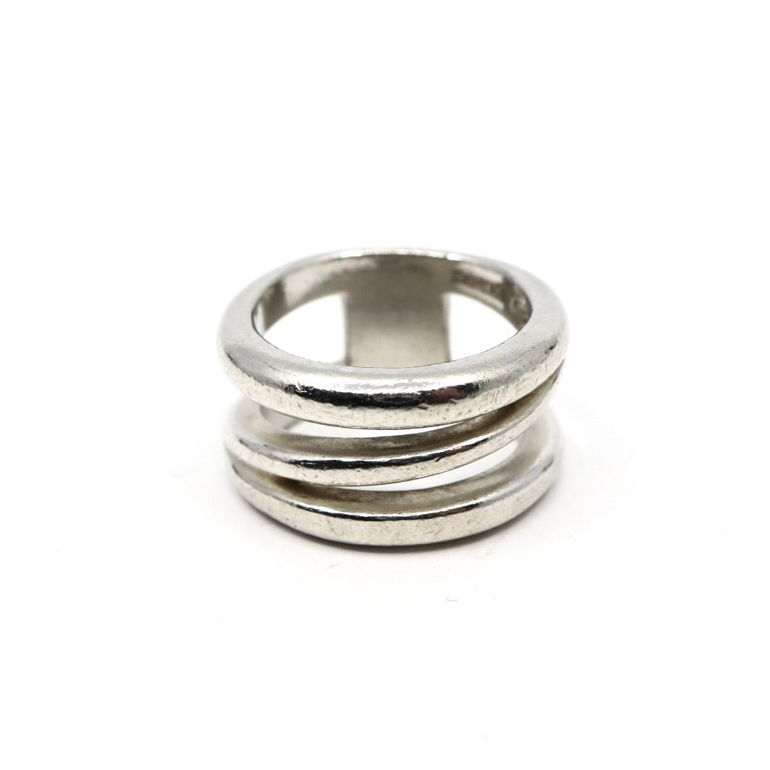 ティファニー Tiffany&Co. ダイアゴナル リング SV925 スターリングシルバー 9号 指輪 メンズ レディース I6