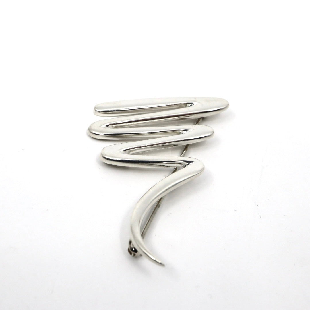 ティファニー Tiffany&Co. エルサ・ペレッティ スクリブル ブローチ SV925 スターリングシルバー アクセサリー I6