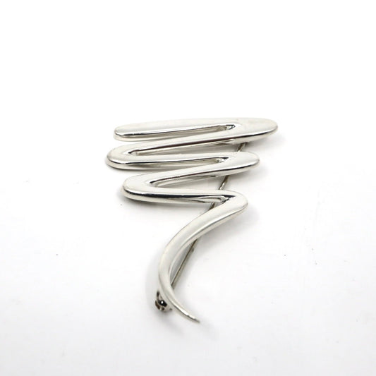 ティファニー Tiffany&Co. エルサ・ペレッティ スクリブル ブローチ SV925 スターリングシルバー アクセサリー I6