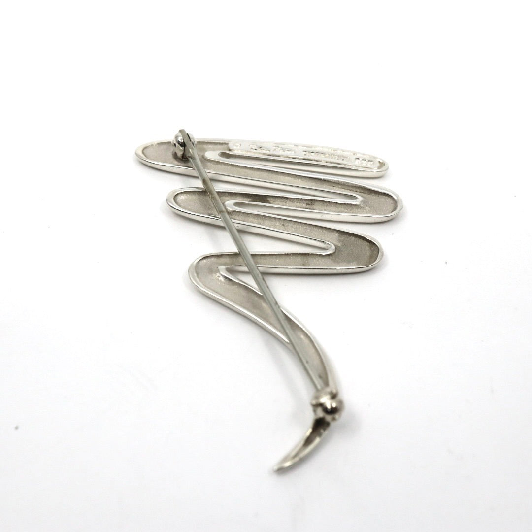 ティファニー Tiffany&Co. エルサ・ペレッティ スクリブル ブローチ SV925 スターリングシルバー アクセサリー I6