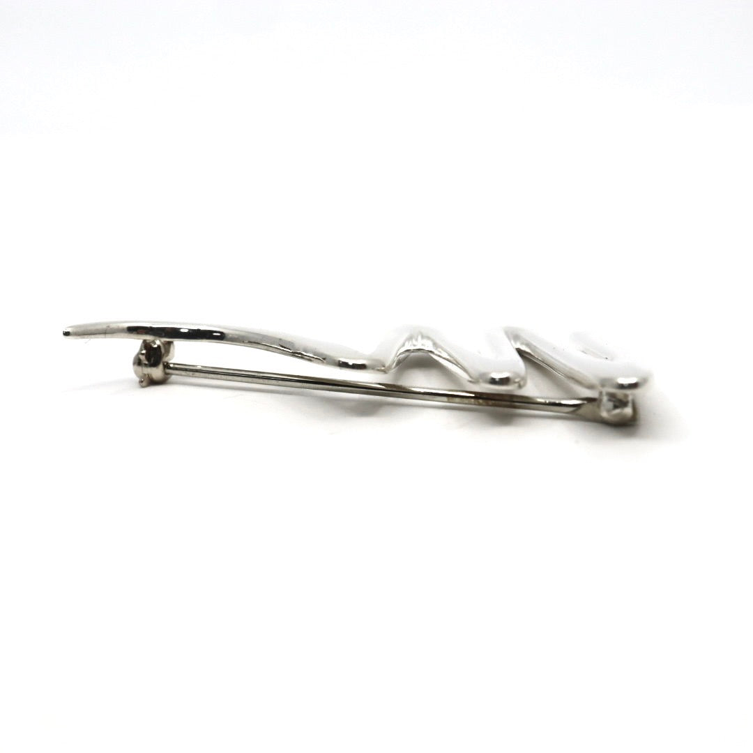 ティファニー Tiffany&Co. エルサ・ペレッティ スクリブル ブローチ SV925 スターリングシルバー アクセサリー I6