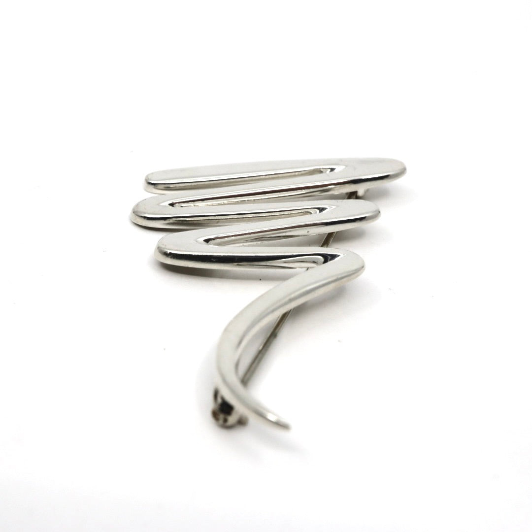 ティファニー Tiffany&Co. エルサ・ペレッティ スクリブル ブローチ SV925 スターリングシルバー アクセサリー I6