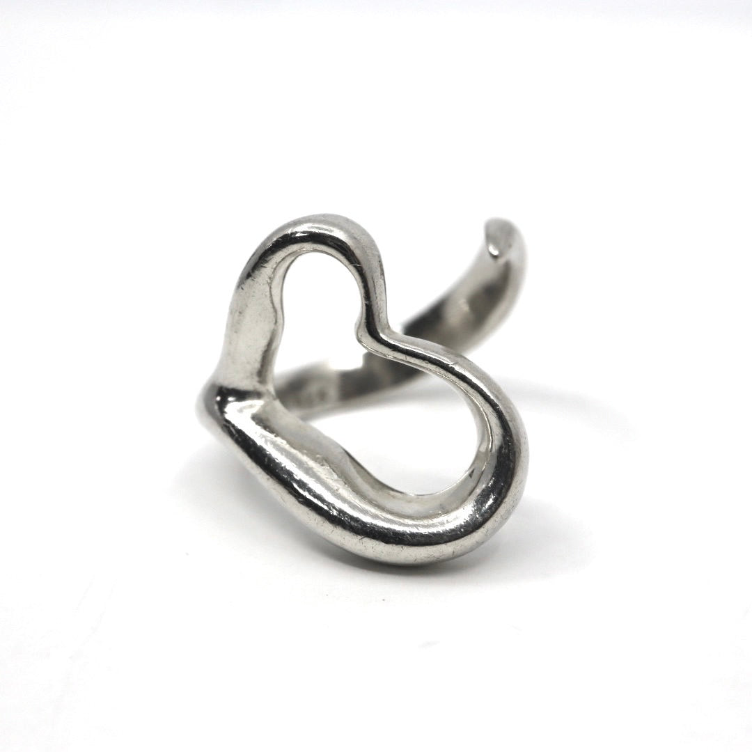ティファニー Tiffany&Co. エルサ・ペレッティ オープンハート リング SV925 スターリングシルバー 12号 指輪 I6