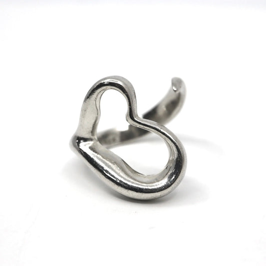 ティファニー Tiffany&Co. エルサ・ペレッティ オープンハート リング SV925 スターリングシルバー 12号 指輪 I6