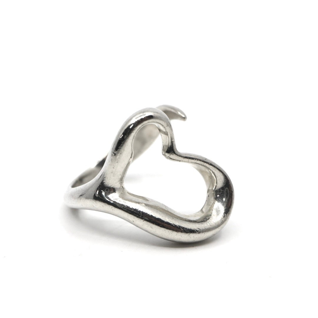 ティファニー Tiffany&Co. エルサ・ペレッティ オープンハート リング SV925 スターリングシルバー 12号 指輪 I6