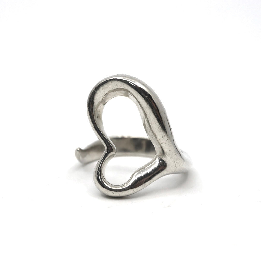 ティファニー Tiffany&Co. エルサ・ペレッティ オープンハート リング SV925 スターリングシルバー 12号 指輪 I6