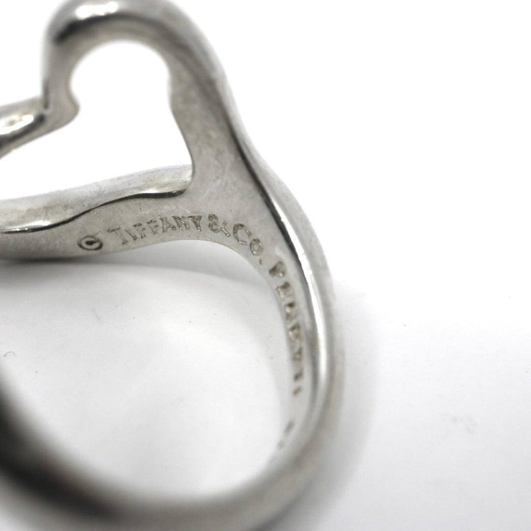 ティファニー Tiffany&Co. エルサ・ペレッティ オープンハート リング SV925 スターリングシルバー 12号 指輪 I6