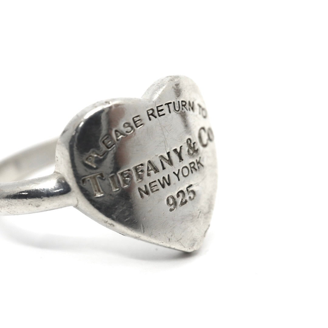 ティファニー Tiffany&Co. リターントゥ ハート リング SV925 スターリングシルバー 11号 指輪 レディース I6
