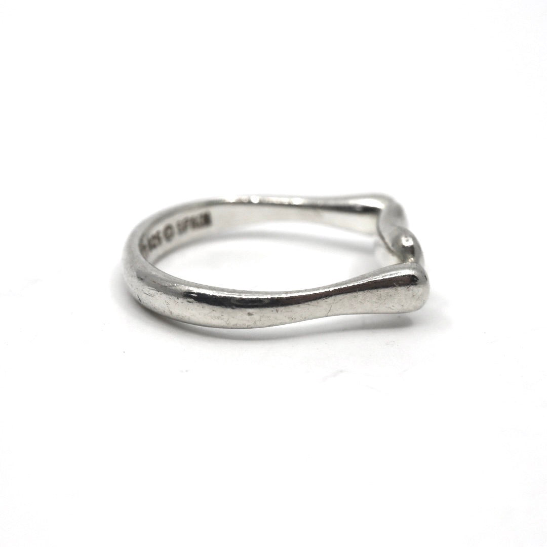 ティファニー Tiffany&Co. エルサ・ペレッティ ビーン リング SV925 シルバー 8.5号 指輪 I6