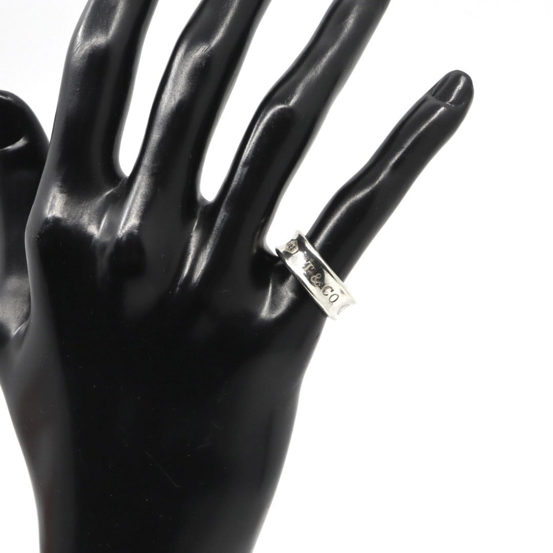 ティファニー Tiffany&Co. ナロー バンドリング SV925 スターリングシルバー 9号 指輪 T&CO レディース メンズ I6