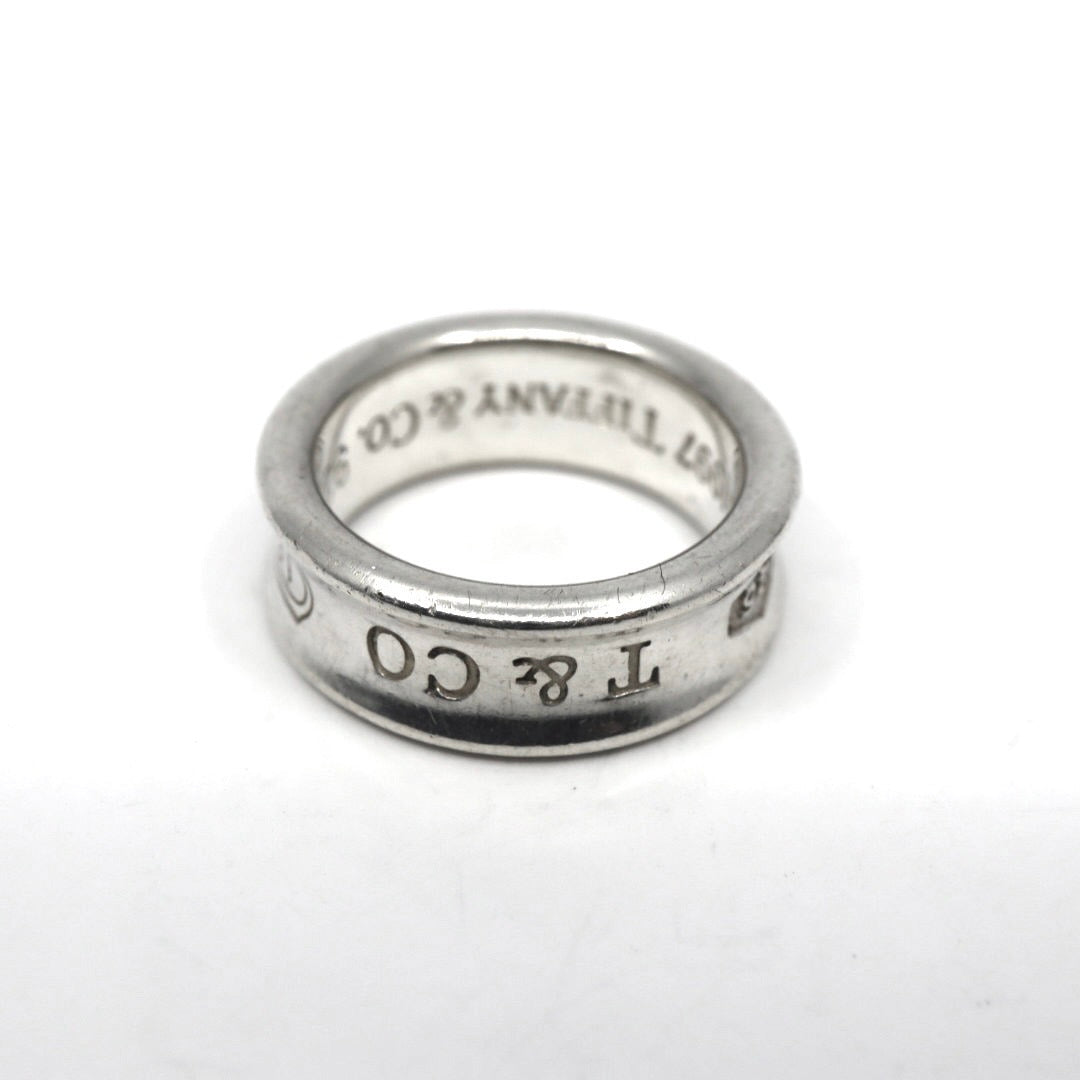 ティファニー Tiffany&Co. ナロー バンドリング SV925 スターリングシルバー 9号 指輪 T&CO レディース メンズ I6
