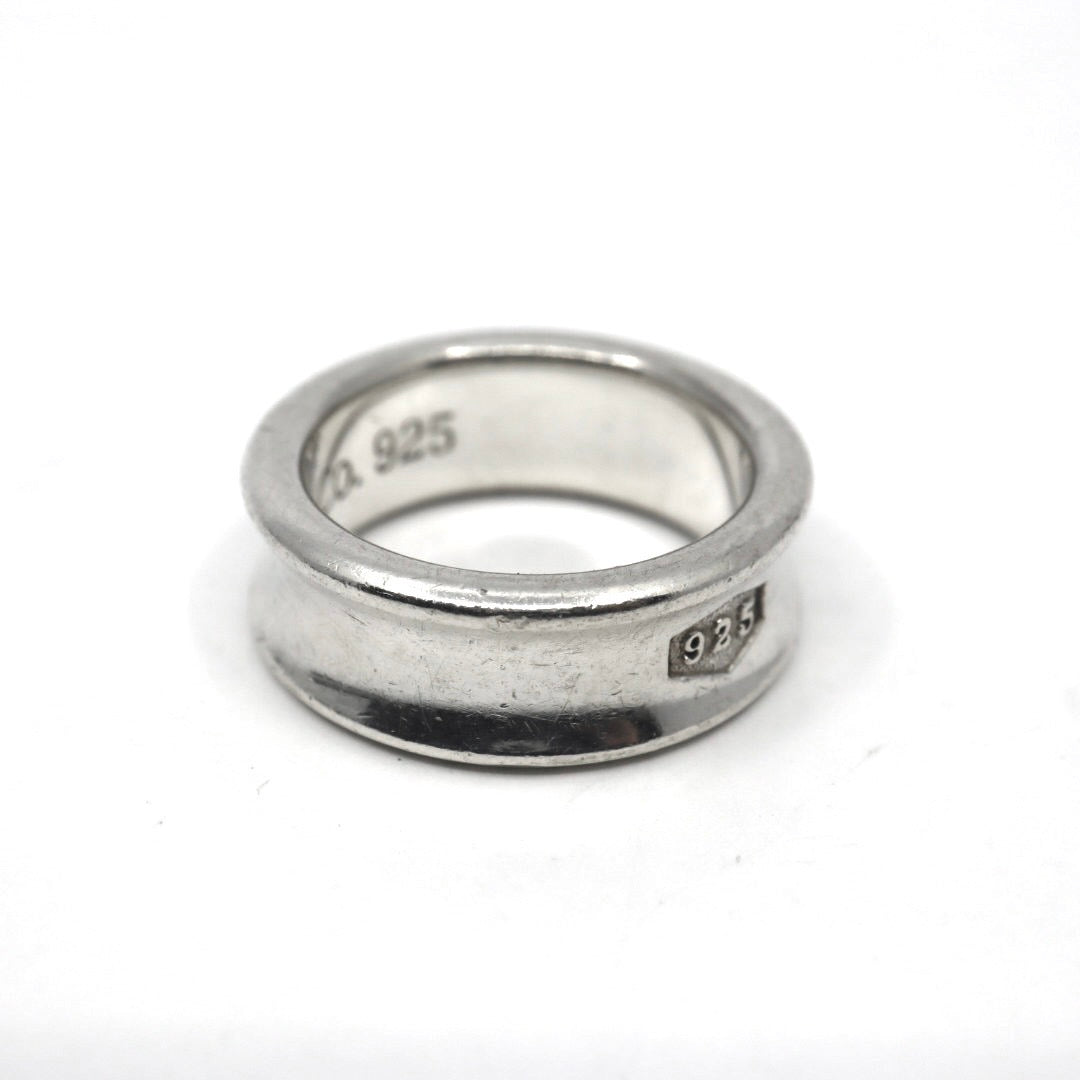 ティファニー Tiffany&Co. ナロー バンドリング SV925 スターリングシルバー 9号 指輪 T&CO レディース メンズ I6