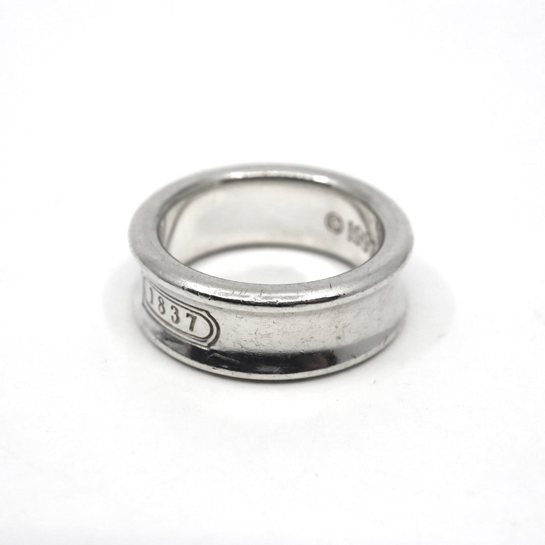 ティファニー Tiffany&Co. ナロー バンドリング SV925 スターリングシルバー 9号 指輪 T&CO レディース メンズ I6