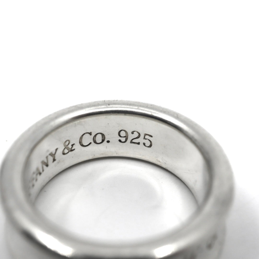 ティファニー Tiffany&Co. ナロー バンドリング SV925 スターリングシルバー 9号 指輪 T&CO レディース メンズ I6