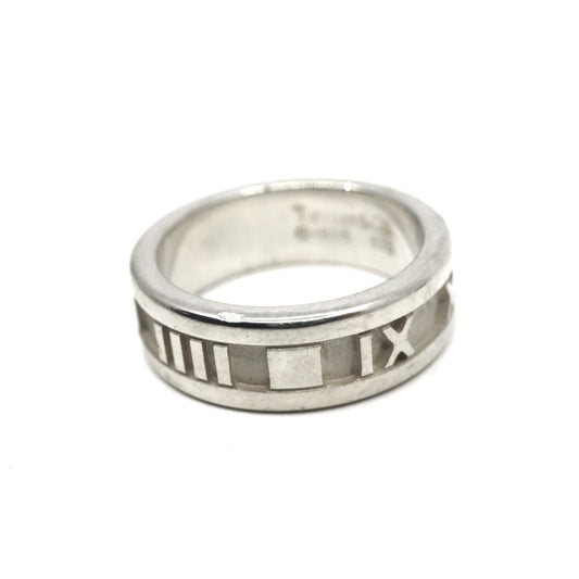 ティファニー Tiffany&Co. アトラス リング 11号 SV925 スターリングシルバー ローマ数字 指輪 メンズ レディース I6
