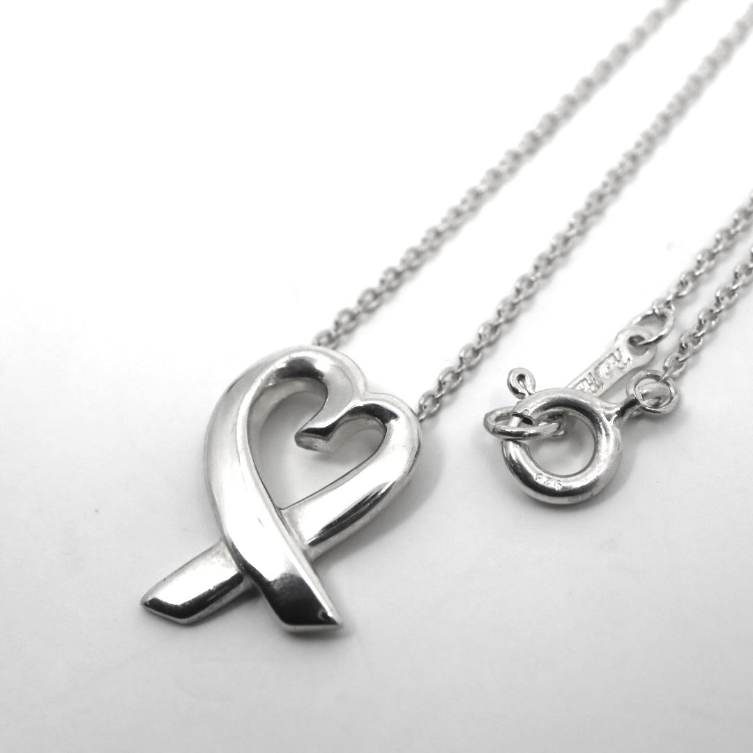ティファニー Tiffany&Co. エルサ・ペレッティ ラビングハート ネックレス ペンダント SV925 シルバー 定番 人気 I6