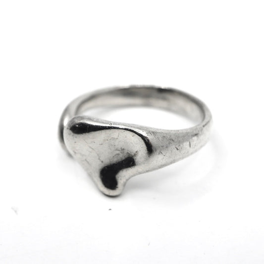 ティファニー Tiffany&Co. エルサ・ペレッティ フルハート リング 指輪 10号 SV925 スターリングシルバー デザイナーズ I6