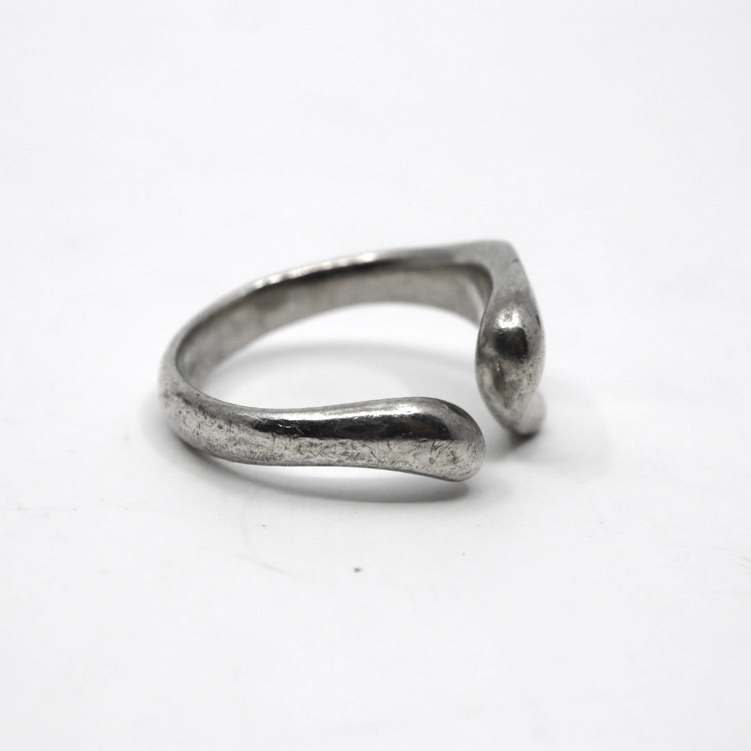 ティファニー Tiffany&Co. エルサ・ペレッティ フルハート リング 指輪 10号 SV925 スターリングシルバー デザイナーズ I6