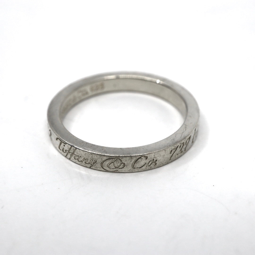 ティファニー Tiffany&Co. ノーツ ナロー リング 13.5号 SV925 シルバー ロゴ刻印 指輪 ユニセックス I6