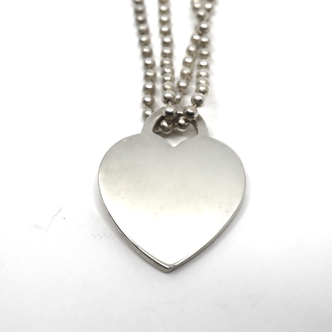 ティファニー Tiffany&Co. リターントゥ ハートタグ ネックレス ペンダント M00102 シルバー ボールチェーン I6