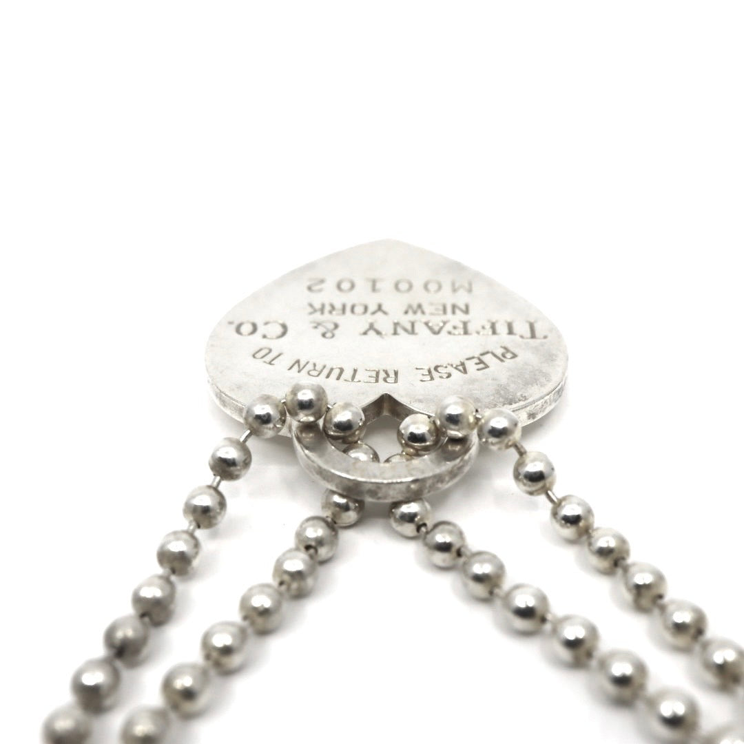 ティファニー Tiffany&Co. リターントゥ ハートタグ ネックレス ペンダント M00102 シルバー ボールチェーン I6