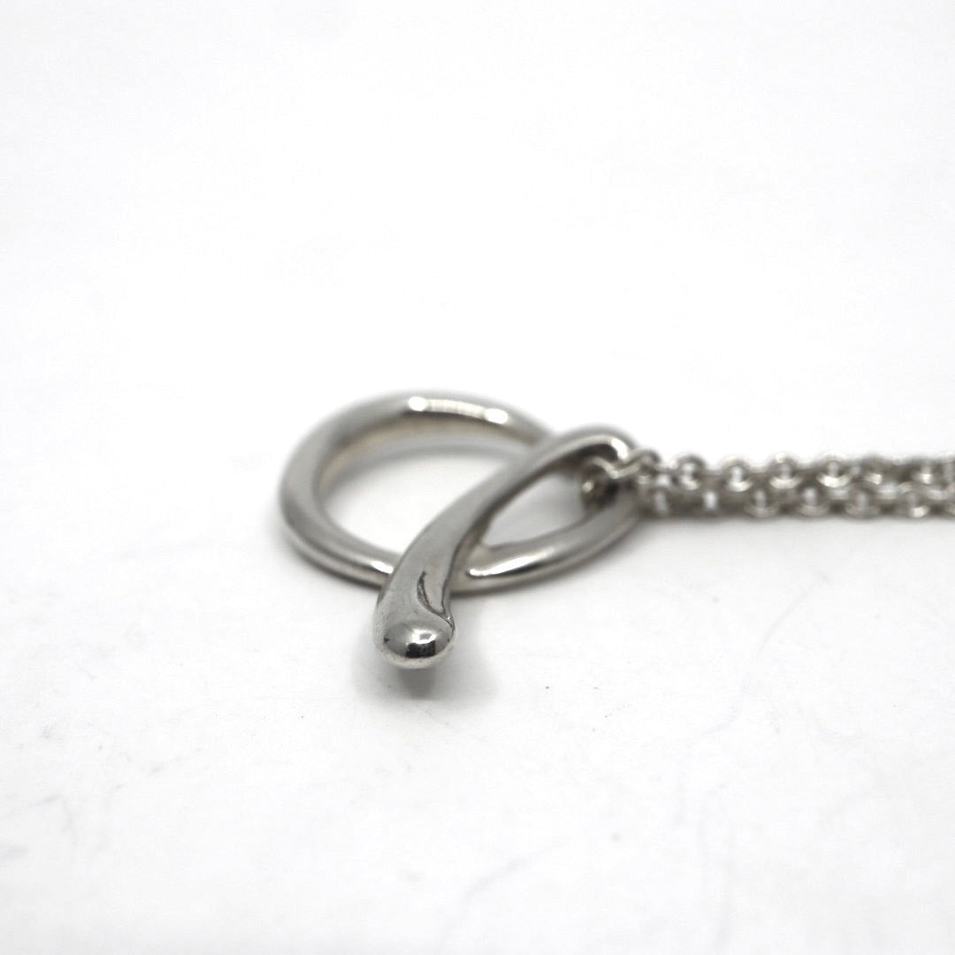 ティファニー Tiffany&Co. エルサ・ペレッティ アルファベット イニシャル モチーフ ネックレス ペンダント SV925 スターリングシルバー I6
