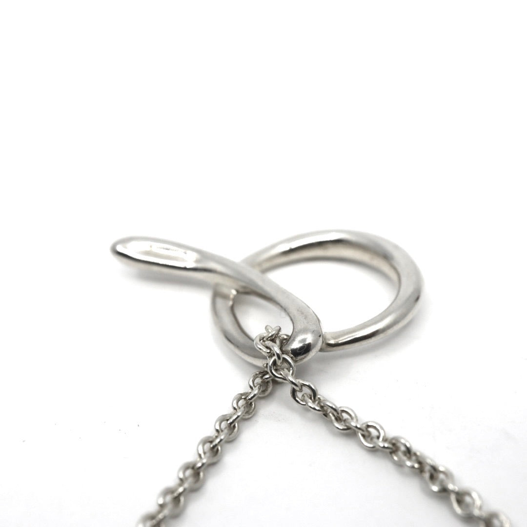 ティファニー Tiffany&Co. エルサ・ペレッティ アルファベット イニシャル モチーフ ネックレス ペンダント SV925 スターリングシルバー I6