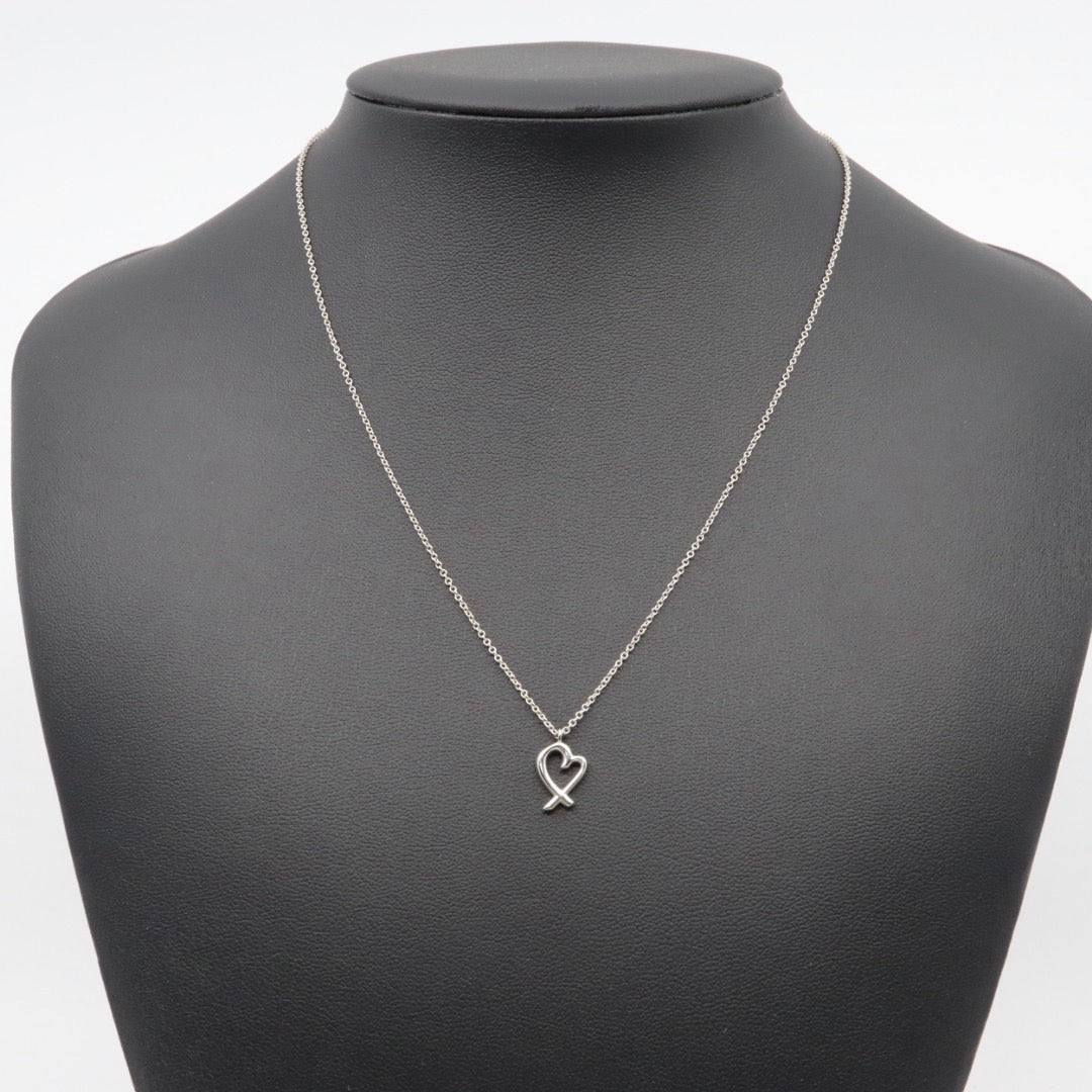 ティファニー Tiffany&Co. エルサ・ペレッティ オープンハート ネックレス SV925 スターリングシルバー I6