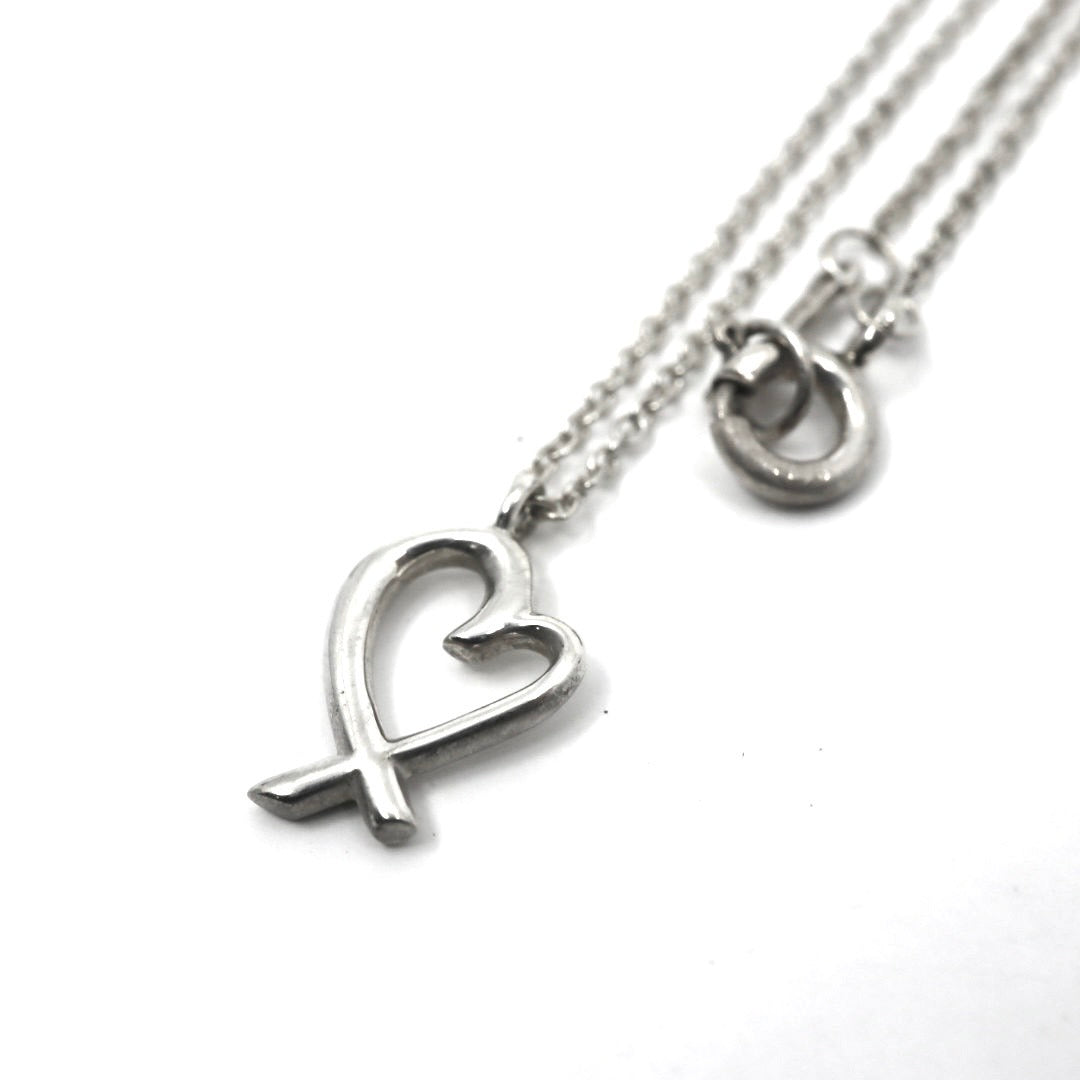 ティファニー Tiffany&Co. エルサ・ペレッティ オープンハート ネックレス SV925 スターリングシルバー I6