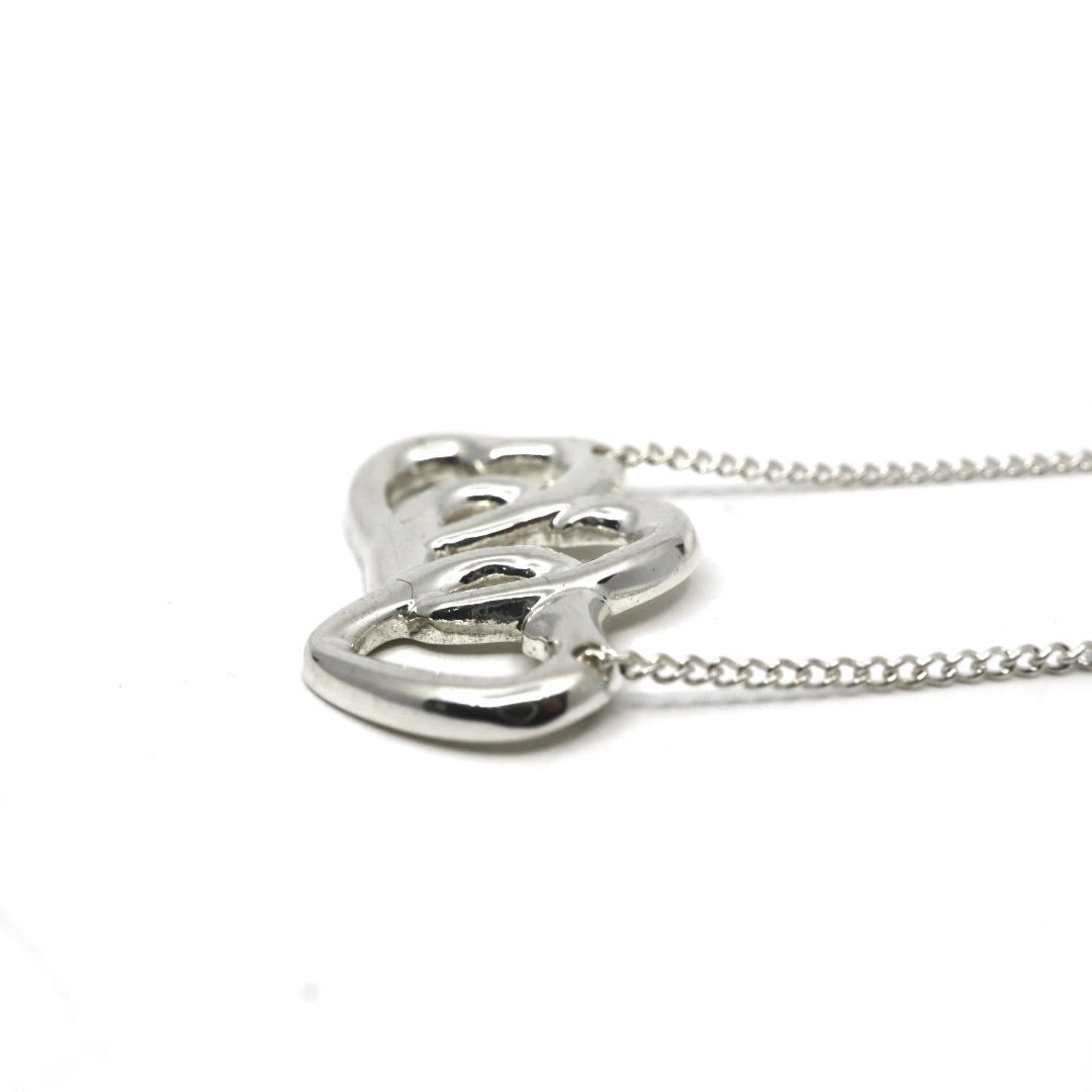 ティファニー Tiffany&Co. ハート 3連 モチーフ トリプルハート ネックレス SV925 スターリングシルバー ペンダント I6