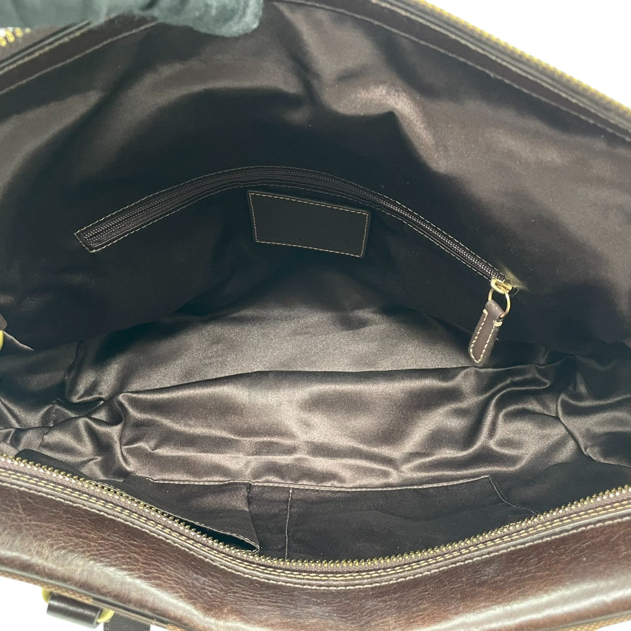 COACH コーチ トートバッグ ハンドバッグ シグネチャー 11072 キャンバス ブラウン レディース ターンロック 肩掛け可 ワンショルダー A4収納可 大容量 通勤 通学 デイリーユース クラシック エレガント 人気モデル クリーニング済み s43