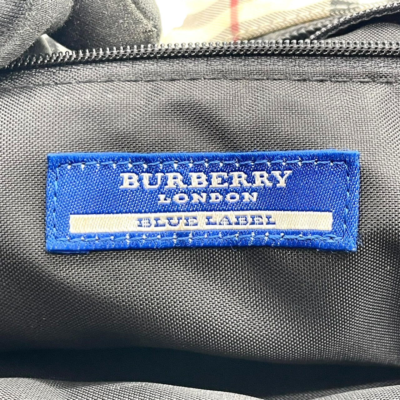 BURBERRY BLUE LABEL バーバリーブルーレーベル ハンドバッグ トートバッグ ノバチェック ナイロンキャンバス レザー ベージュ ブラック レディース ミニトート コンパクト クラシック エレガント デイリーユース クリーニング済み s43