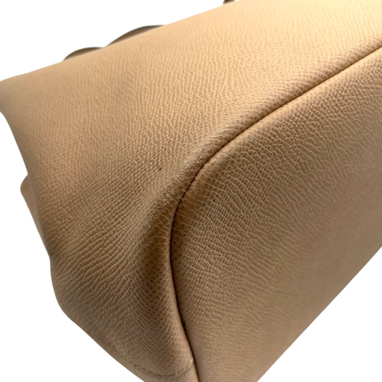 COACH コーチ ハンドバッグ 34563 ミニクリスティーキャリーオール クロスグレインレザー ベージュ レディース トートバッグ 肩掛け可 コンパクト エレガント フェミニン 通勤 ビジネス デイリーユース 人気モデル クリーニング済み s38