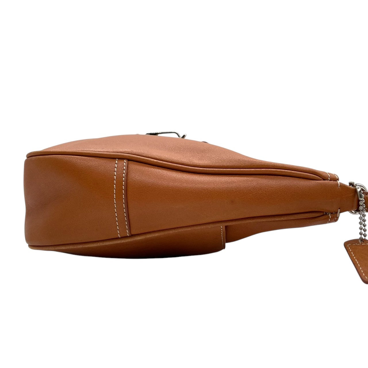 COACH コーチ ショルダーバッグ 7778 ハンドバッグ レザー ブラウン キャメル レディース 肩掛け可 ワンショルダー クラシック ビンテージ エレガント シンプル デイリーユース 通勤 通学 人気モデル クリーニング済み s38