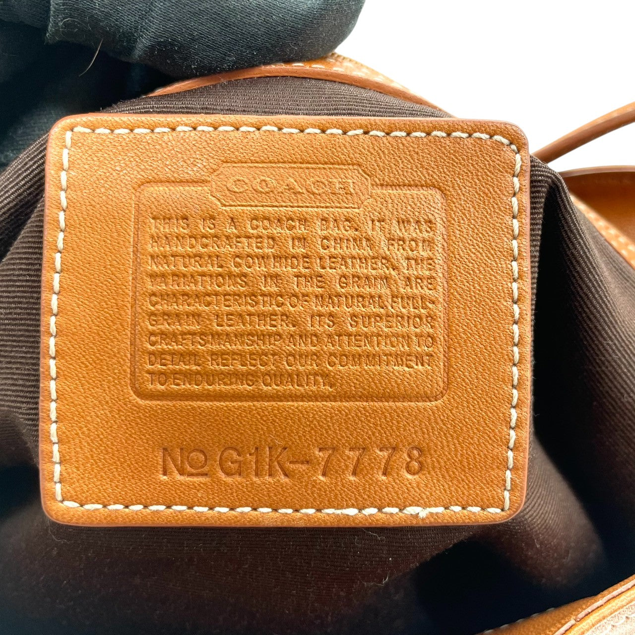 COACH コーチ ショルダーバッグ 7778 ハンドバッグ レザー ブラウン キャメル レディース 肩掛け可 ワンショルダー クラシック ビンテージ エレガント シンプル デイリーユース 通勤 通学 人気モデル クリーニング済み s38